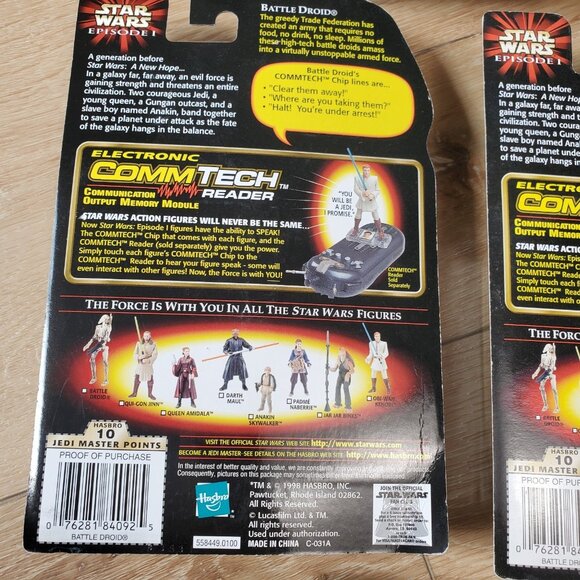 Lot of 7 Star Wars Episode 1 Action Figure Hasbro 1998 1995 NIP Collectibles - Picture 14 of 16